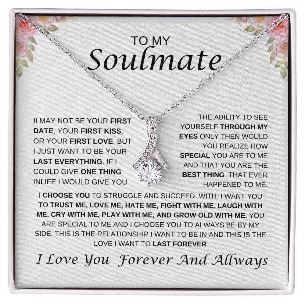 To My Soulmate Alluring Beauty Necklace