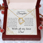 To My Dearest Daughter Forever Love Necklace