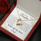 To My Dearest Daughter Forever Love Necklace