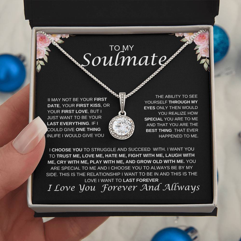 To My Soulmate  Eternal Hope Necklace