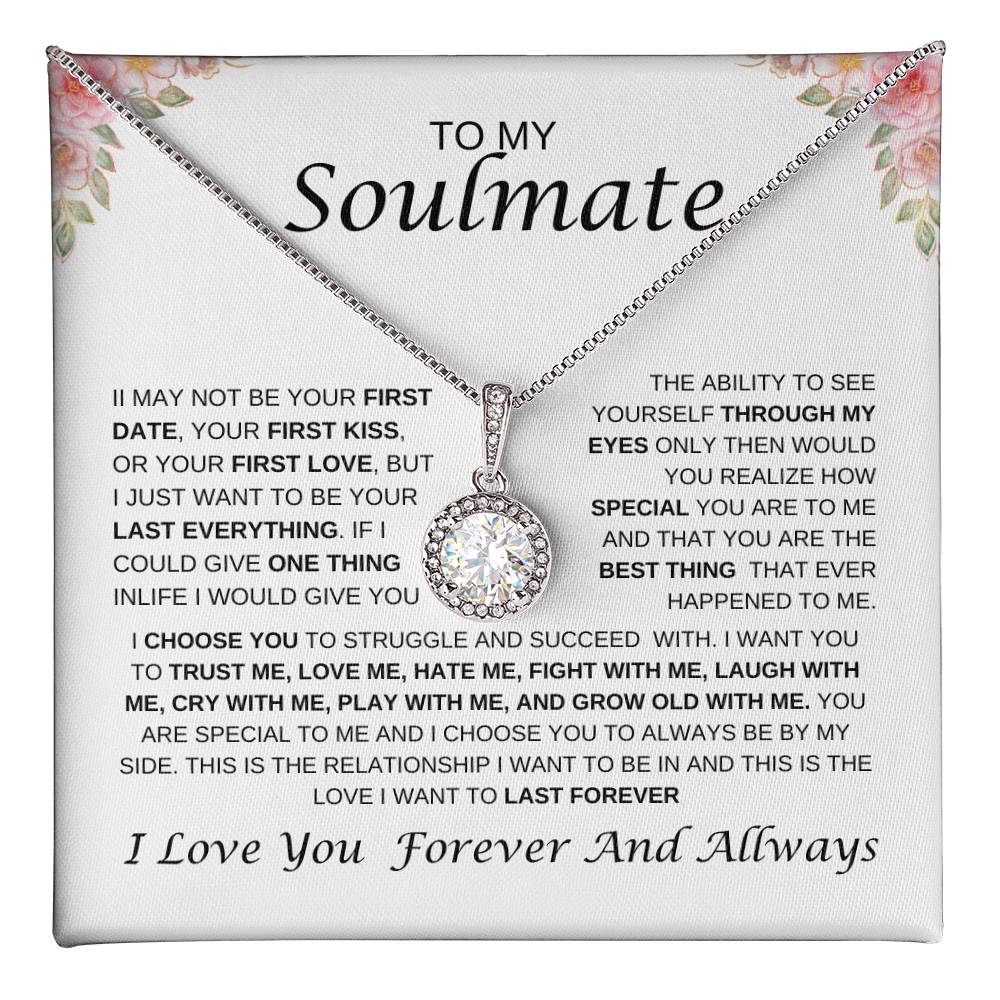 To My Soulmate Eternal Hope Necklace