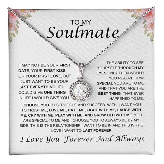 To My Soulmate Eternal Hope Necklace