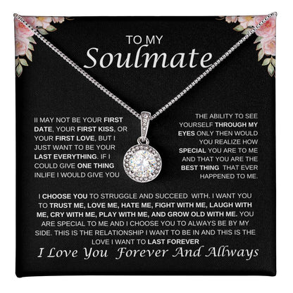 To My Soulmate  Eternal Hope Necklace