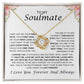 To My Soulmate Love Knot Necklace