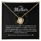 Dear Mother Love Knot Necklace