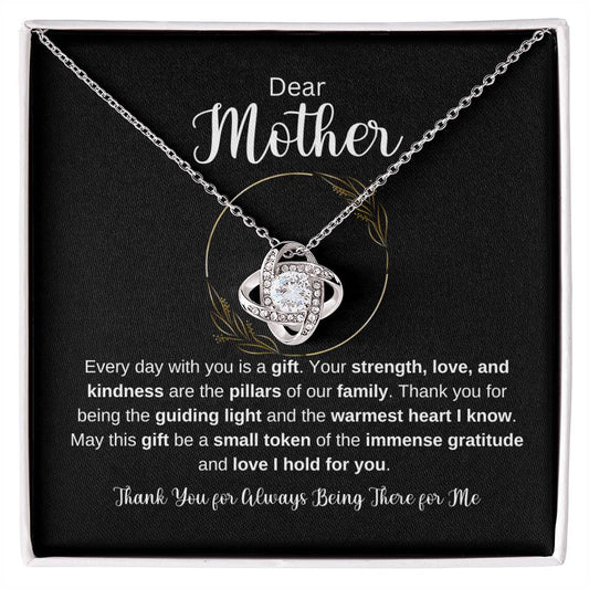 Dear Mother Love Knot Necklace