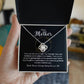 Dear Mother Love Knot Necklace