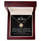 Dear Mother Love Knot Necklace