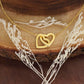 To My Dearest Daughter Interlocking Hearts Necklace