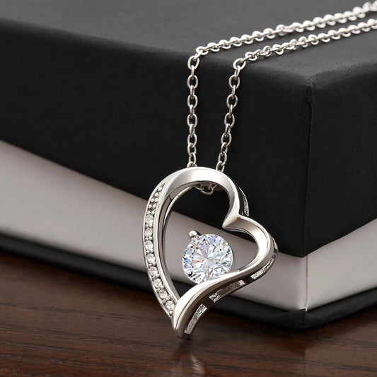 Love Knot Necklace Forever Love Heart Necklace