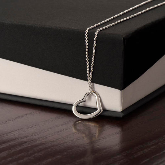 My Dear Mother Delicate Heart Necklace