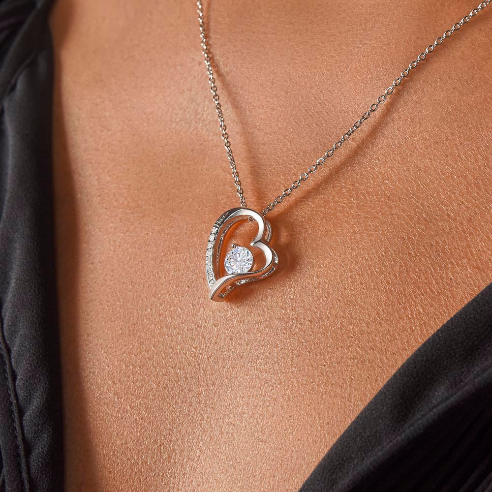 To My Dearest Daughter Forever Love Necklace