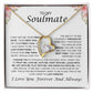 To My Soulmate Forever Love Necklace